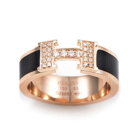 black and gold hermes ring|hermes ring price.